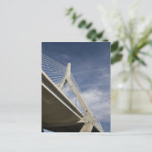 VS, Massachusetts, Boston. De Zakim-brug. Briefkaart (Staand voorkant)