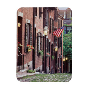 VS, Massachusetts, Boston, Huizen langs Acorn Magneet