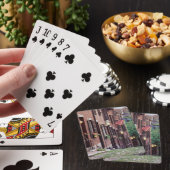 VS, Massachusetts, Boston, Huizen langs Acorn Pokerkaarten (Insitu)