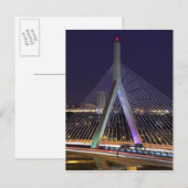 VS, Massachusetts, Boston. Leonard Zakim Briefkaart (Voorkant / Achterkant)
