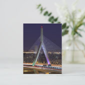 VS, Massachusetts, Boston. Leonard Zakim Briefkaart (Staand voorkant)