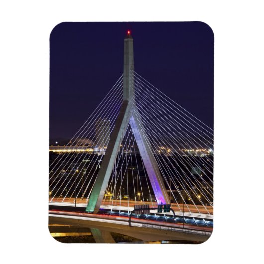 VS, Massachusetts, Boston. Leonard Zakim Magneet (Verticaal)