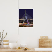 VS, Massachusetts, Boston. Leonard Zakim Poster (Keuken)