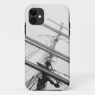 VS, Massachusetts, Boston. Masten van groot schip. iPhone 11 Hoesje