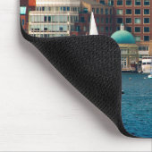 VS, Massachusetts. Boston Waterfront Silhouet 2 Muismat (Hoek)