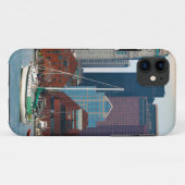 VS, Massachusetts. Boston Waterfront Silhouet Case-Mate iPhone Case (Achterkant (horizontaal))