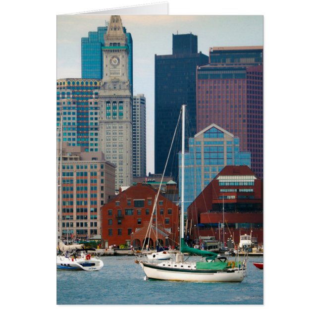 VS, Massachusetts. Boston Waterfront Skyline (Voorkant)