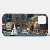 VS, Massachusetts. Boston Waterfront Skyline 2 Case-Mate iPhone Case (Achterkant (horizontaal))
