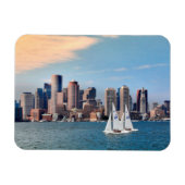 VS, Massachusetts. Boston Waterfront Skyline 3 Magneet (Horizontaal)
