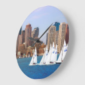 VS, Massachusetts. Boston Waterfront Skyline 4 Grote Klok (Hoek)