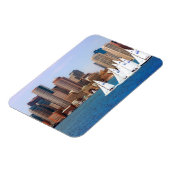 VS, Massachusetts. Boston Waterfront Skyline 4 Magneet (Linkerzijde)