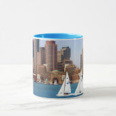 VS, Massachusetts. Boston Waterfront Skyline 4 Mok (Midden)