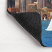 VS, Massachusetts. Boston Waterfront Skyline 4 Muismat (Hoek)