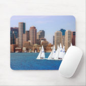 VS, Massachusetts. Boston Waterfront Skyline 4 Muismat (Met muis)