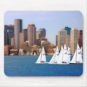 VS, Massachusetts. Boston Waterfront Skyline 4 Muismat