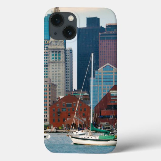 VS, Massachusetts. Boston Waterfront Skyline Case-Mate iPhone Case (Achterkant)