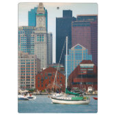 VS, Massachusetts. Boston Waterfront Skyline Klembord (Achterkant)