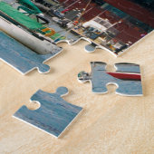 VS, Massachusetts. Boston Waterfront Skyline Legpuzzel (Zijkant)