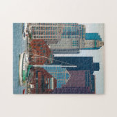 VS, Massachusetts. Boston Waterfront Skyline Legpuzzel (Horizontaal)