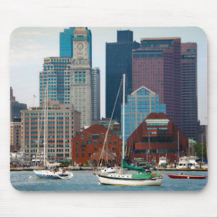VS, Massachusetts. Boston Waterfront Skyline Muismat