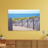 VS, Massachusetts. Duinen en pad Canvas Afdruk (Insitu (Woonkamer))