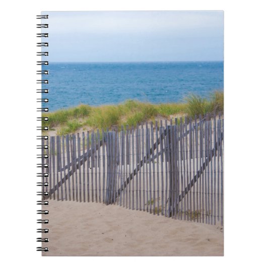 VS, Massachusetts. Duinen en pad Notitieboek (Voorkant)