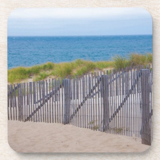 VS, Massachusetts. Duinen en pad Onderzetter (Voorkant)
