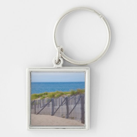 VS, Massachusetts. Duinen en pad Sleutelhanger (Voorkant)