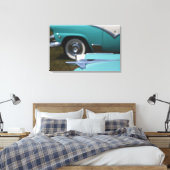VS, Massachusetts, Gloucester. Ford uit de jaren 5 Canvas Afdruk (Insitu (Slaapkamer))