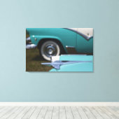VS, Massachusetts, Gloucester. Ford uit de jaren 5 Canvas Afdruk (Insitu (Houten vloer))