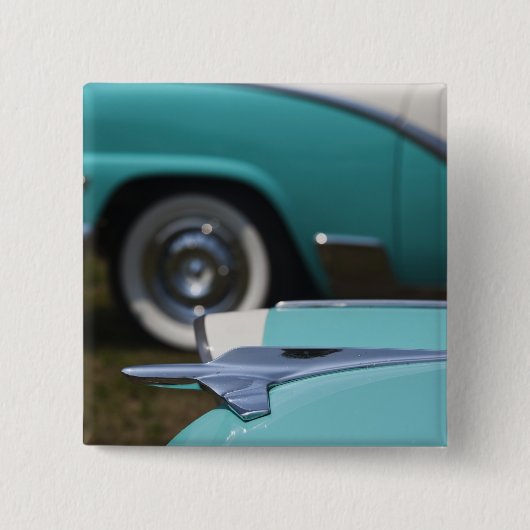 VS, Massachusetts, Gloucester. Ford uit de jaren 5 Vierkante Button 5,1 Cm (Voorkant)