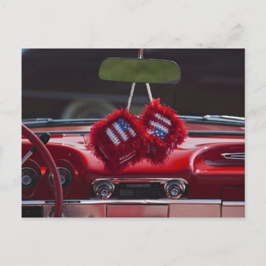 VS, Massachusetts, Gloucester. Fuzzy dobbelstenen  Briefkaart (Voorkant)