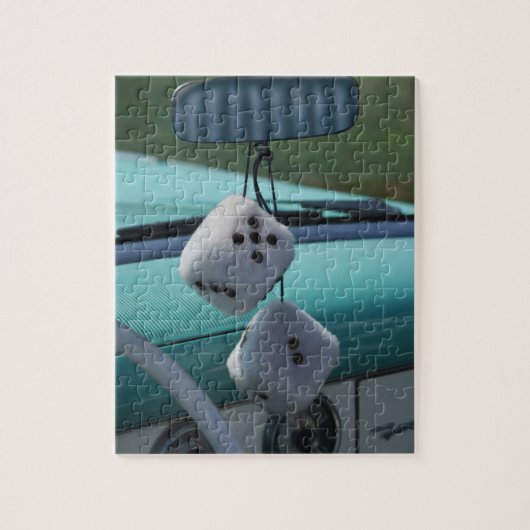 VS, Massachusetts, Gloucester. Fuzzy dobbelstenen  Legpuzzel (Verticaal)