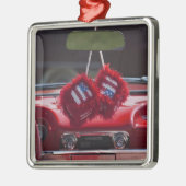 VS, Massachusetts, Gloucester. Fuzzy dobbelstenen Metalen Ornament (Links)