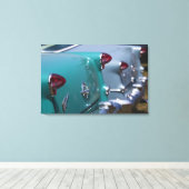 VS, Massachusetts, Gloucester. Jaren 50 Canvas Afdruk (Insitu (Houten vloer))