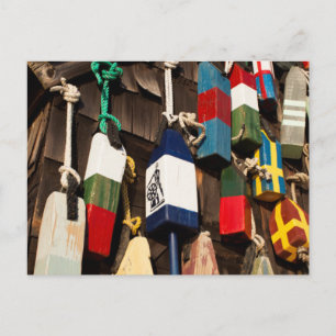 VS, Massachusetts, Gloucester, Lobster Buoys 2 Briefkaart