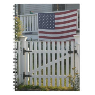 VS, Massachusetts, Gloucester: Patriotische omhein Notitieboek