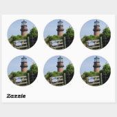 VS, Massachusetts, Martha's Vineyard, Aquinnah. Ronde Sticker (Vel)