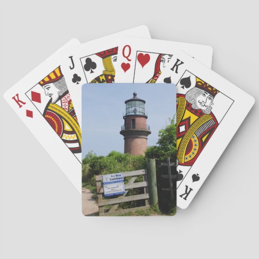 VS, Massachusetts, Martha's Vineyard, Aquinnah. Speelkaarten (Achterkant)