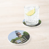 VS, Massachusetts, Martha's Vineyard, Aquinnah. Zandsteen Onderzetter (Zijkant)