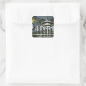 VS, MASSACHUSETTS, Martha's Vineyard: West Vierkante Sticker (Tas)