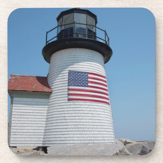 VS, Massachusetts, Nantucket. Brant Point Bier Onderzetter (Voorkant)
