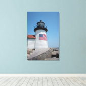 VS, Massachusetts, Nantucket. Brant Point Canvas Afdruk (Insitu (Houten vloer))
