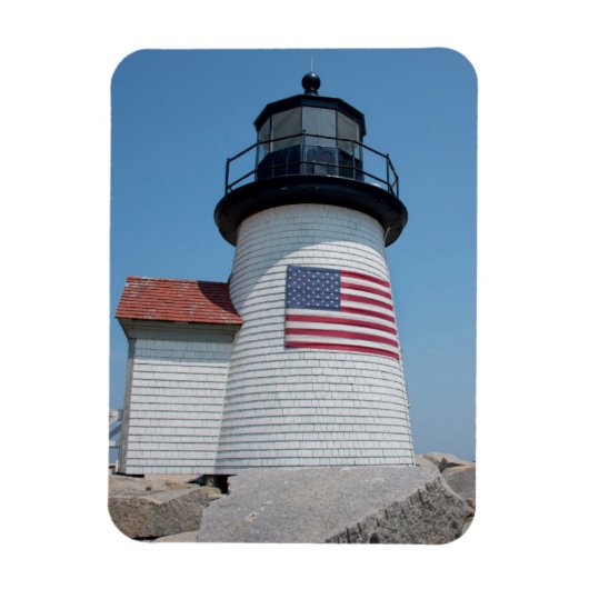 VS, Massachusetts, Nantucket. Brant Point Magneet (Verticaal)