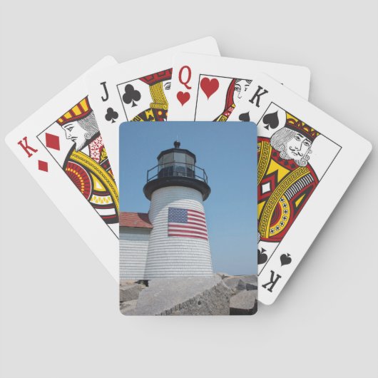 VS, Massachusetts, Nantucket. Brant Point Pokerkaarten (Achterkant)