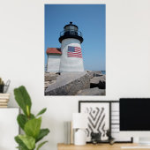 VS, Massachusetts, Nantucket. Brant Point Poster (Thuiskantoor)