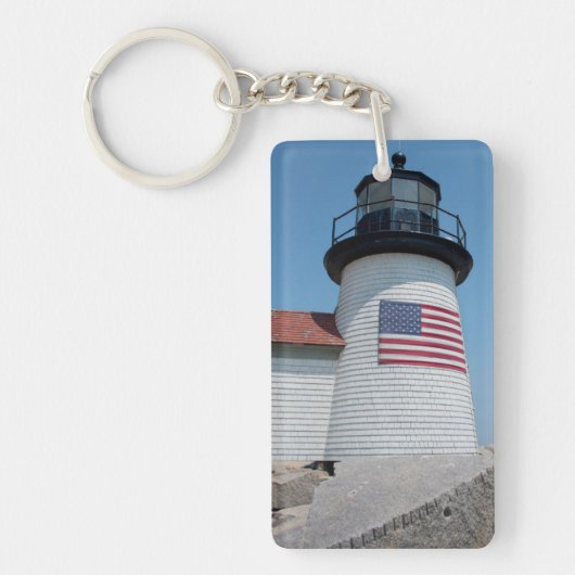VS, Massachusetts, Nantucket. Brant Point Sleutelhanger (Voorkant)