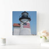 VS, Massachusetts, Nantucket. Brant Point Vierkante Klok (Huis)