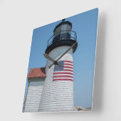 VS, Massachusetts, Nantucket. Brant Point Vierkante Klok (Hoek)