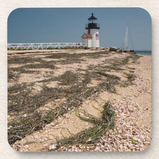 VS, Massachusetts, Nantucket. Schelp Drankjes Onderzetter (Voorkant)